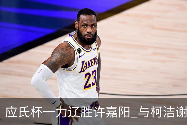 应氏杯一力辽胜许嘉阳 与柯洁谢科许皓鋐进4强